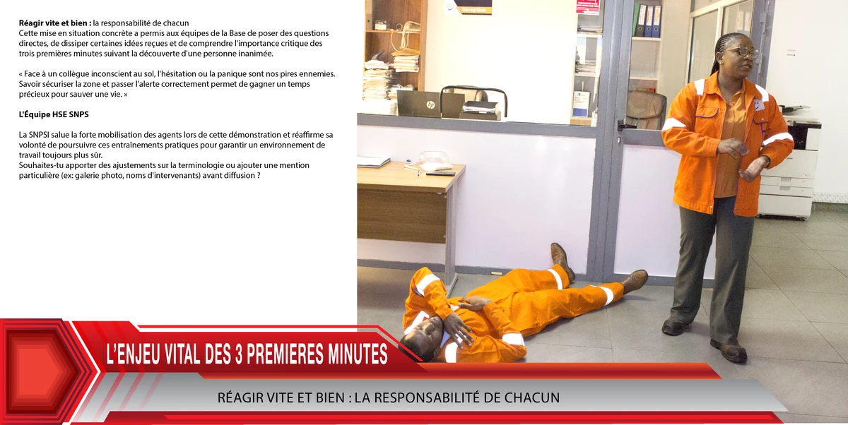 Safety Meeting : mobilisation des équipes