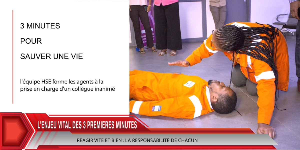 Exercice pratique encadré par l’équipe HSE